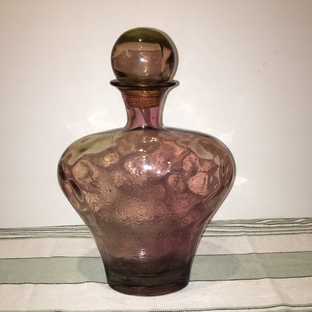 Unique Heart Shape Purple Vase